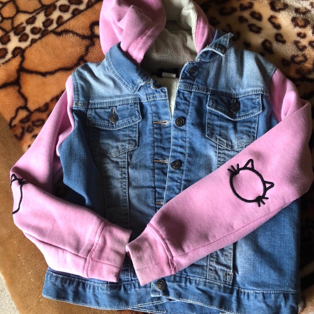 Girls jean jacket  s 14